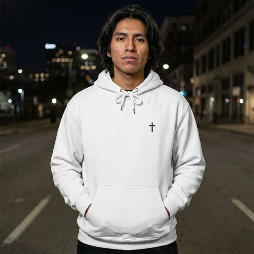 Cross Hoodie - Black